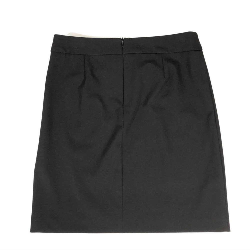 Trina Turk Faux Wrap Black Stretch Pencil Skirt - Picture 5 of 8